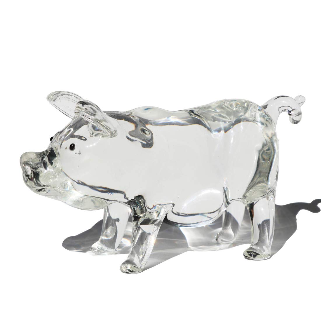 Amazon.co.jp: Waltz&F水晶豚 クリスタル動物 クリスタル豚 装飾品 家